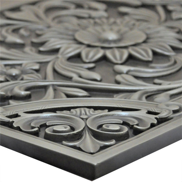 Nichetiles Harmony 24'' x 18'' Hand Painted Metal Decorative Accent ... - Metal Decorative Tile